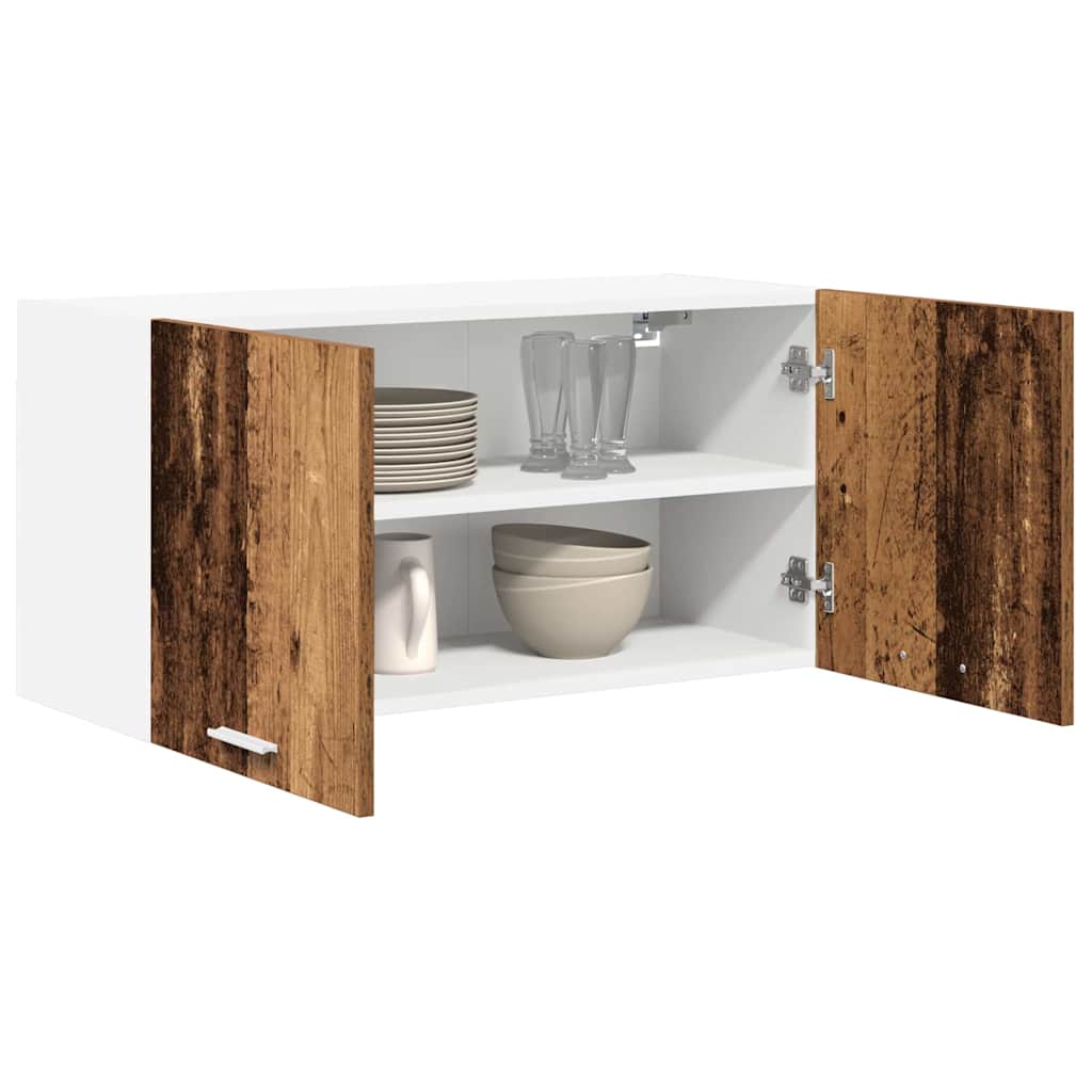 Hengende skap Gammelt tre 80 x 31 x 40 cm Konstruert tre
