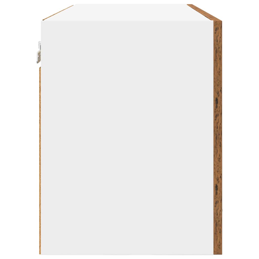 Hengende skap Gammelt tre 80 x 31 x 40 cm Konstruert tre