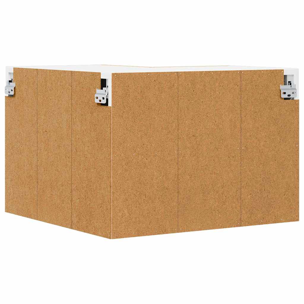 Hengende skap Sonoma eik og hvit 57 x 57 x 40 cm Konstruert tre