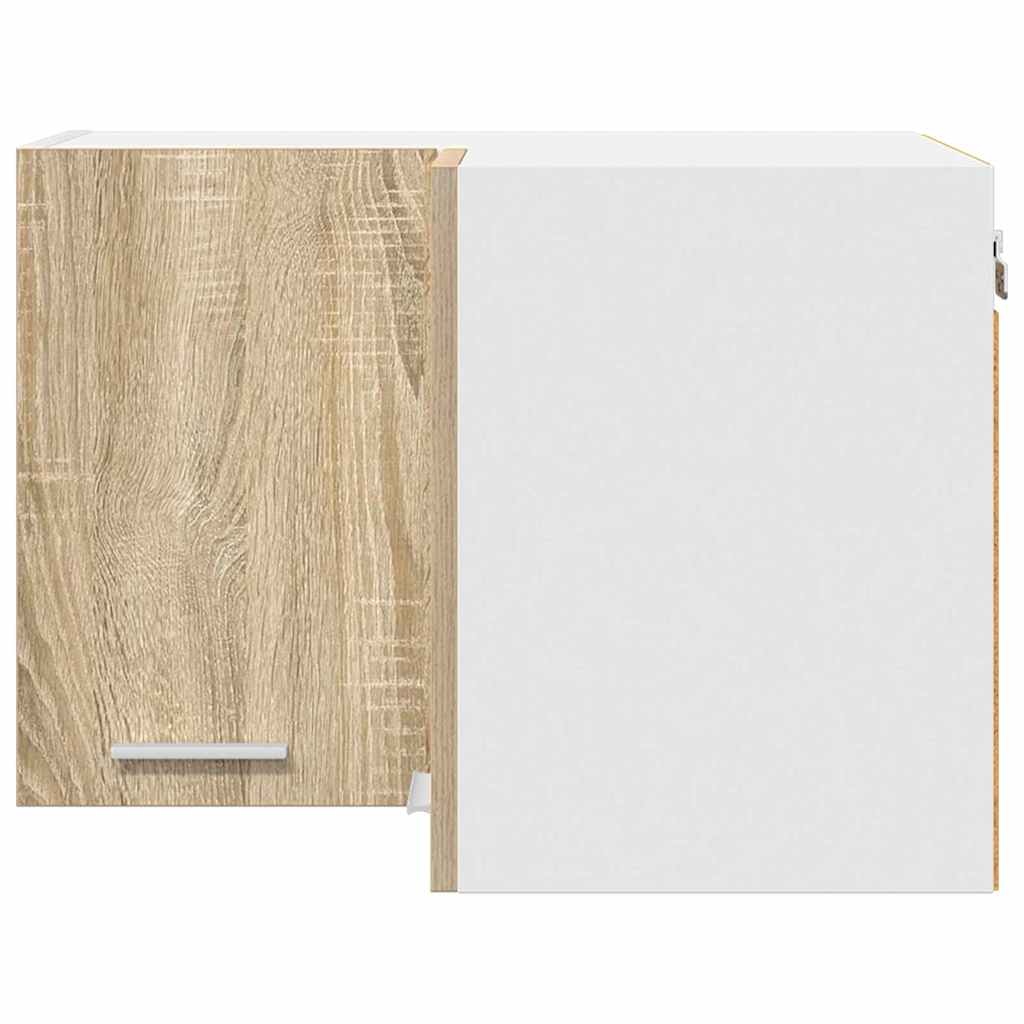 Hengende skap Sonoma eik og hvit 57 x 57 x 40 cm Konstruert tre