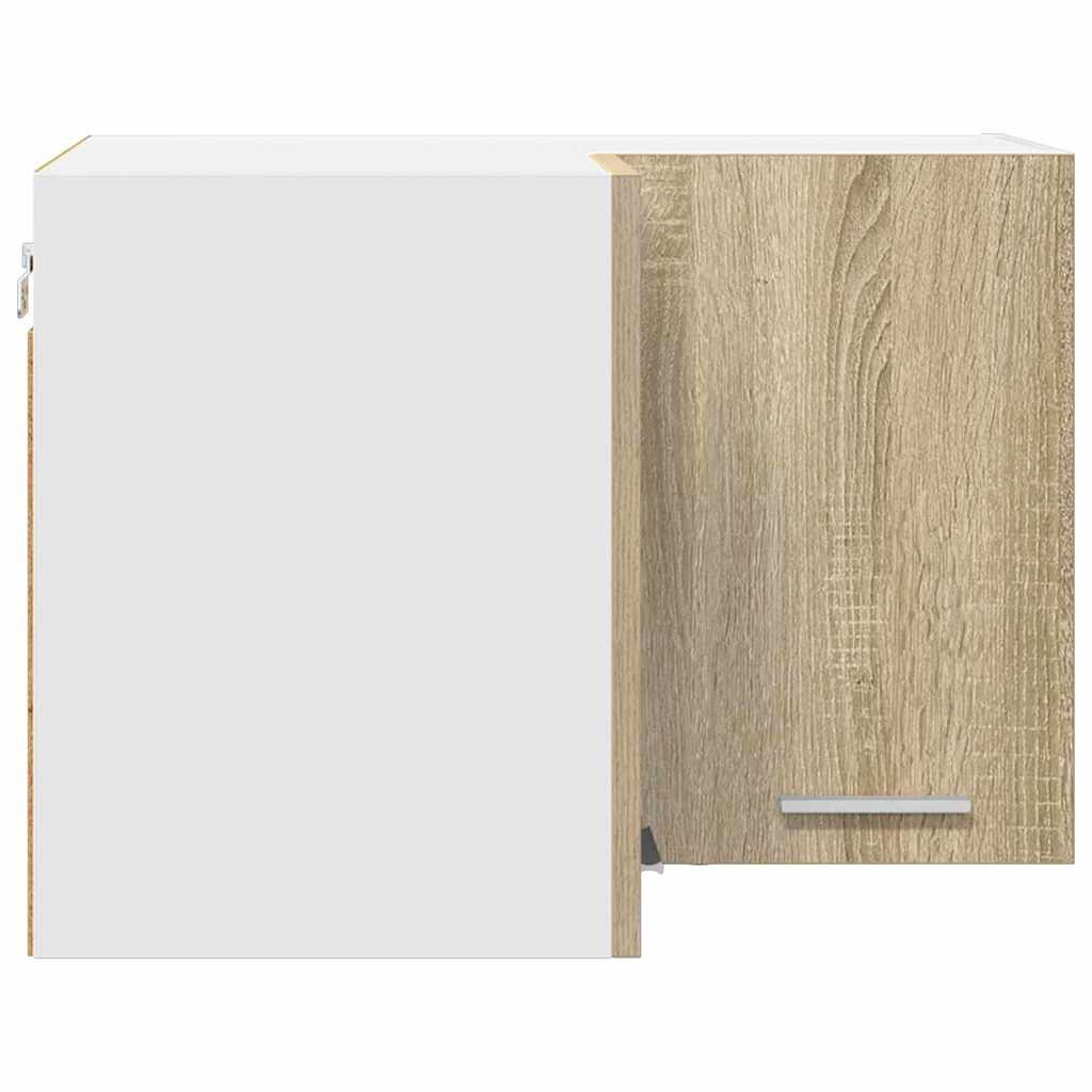 Hengende skap Sonoma eik og hvit 57 x 57 x 40 cm Konstruert tre