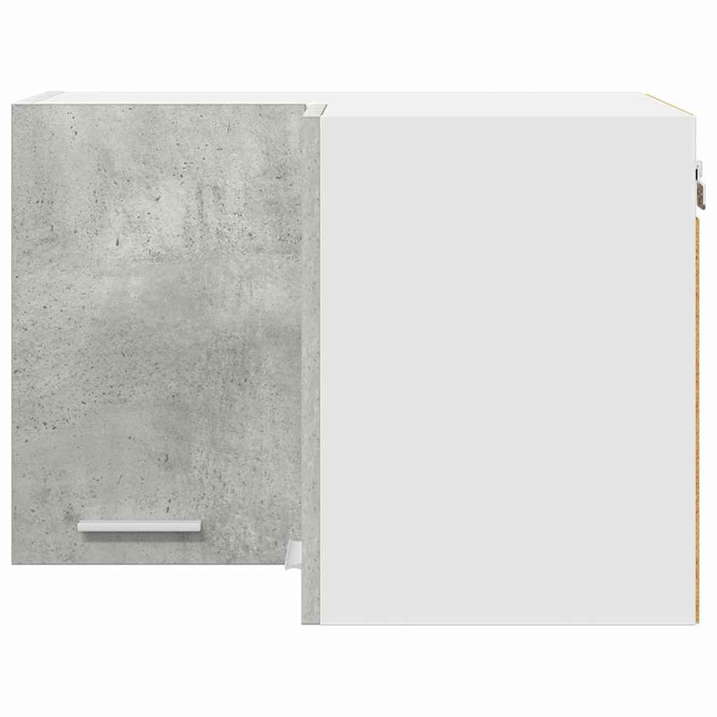 Hengende skap Betonggrå og hvit 57 x 57 x 40 cm Konstruert tre