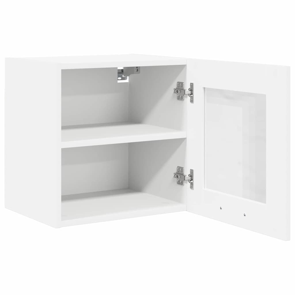 Hengende skap med dør 2 pcs Hvit 40 x 31 x 40 cm Konstruert tre