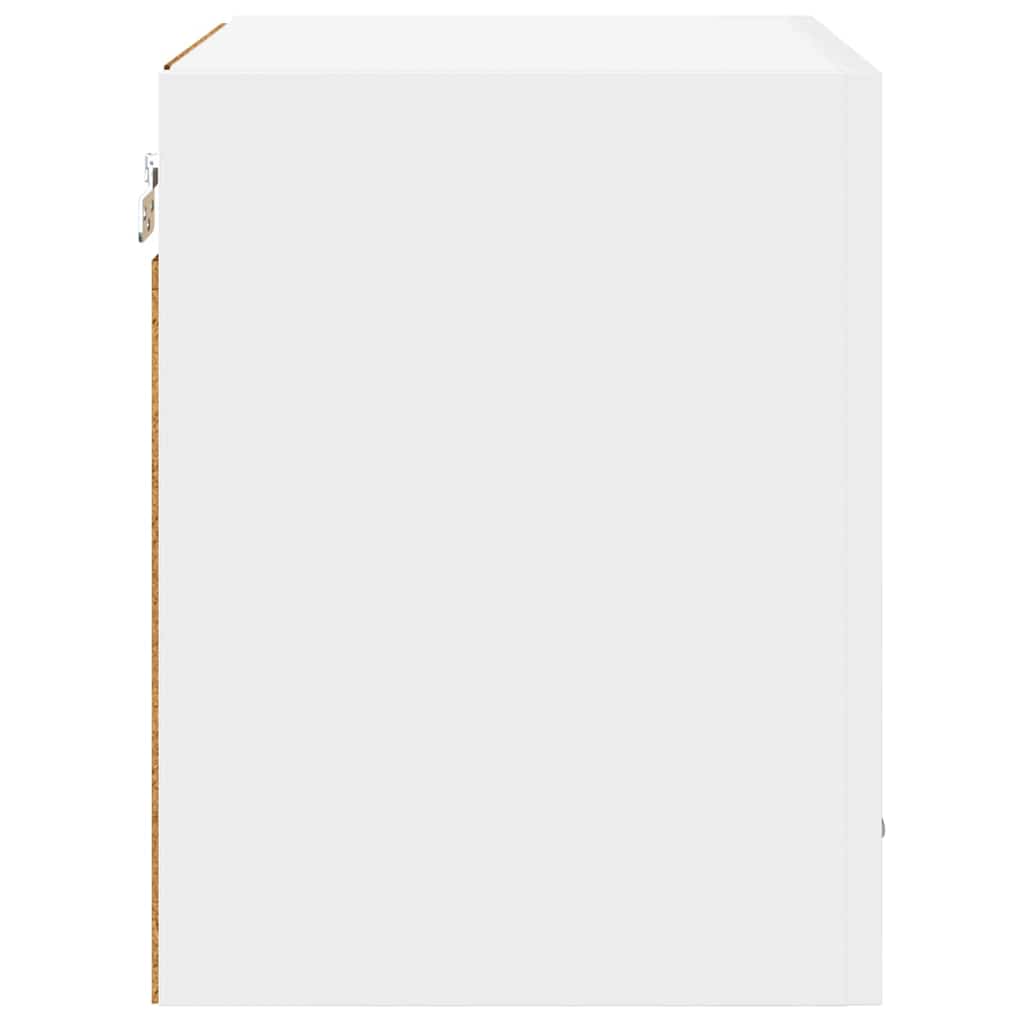 Hengende skap med dør 2 pcs Hvit 40 x 31 x 40 cm Konstruert tre