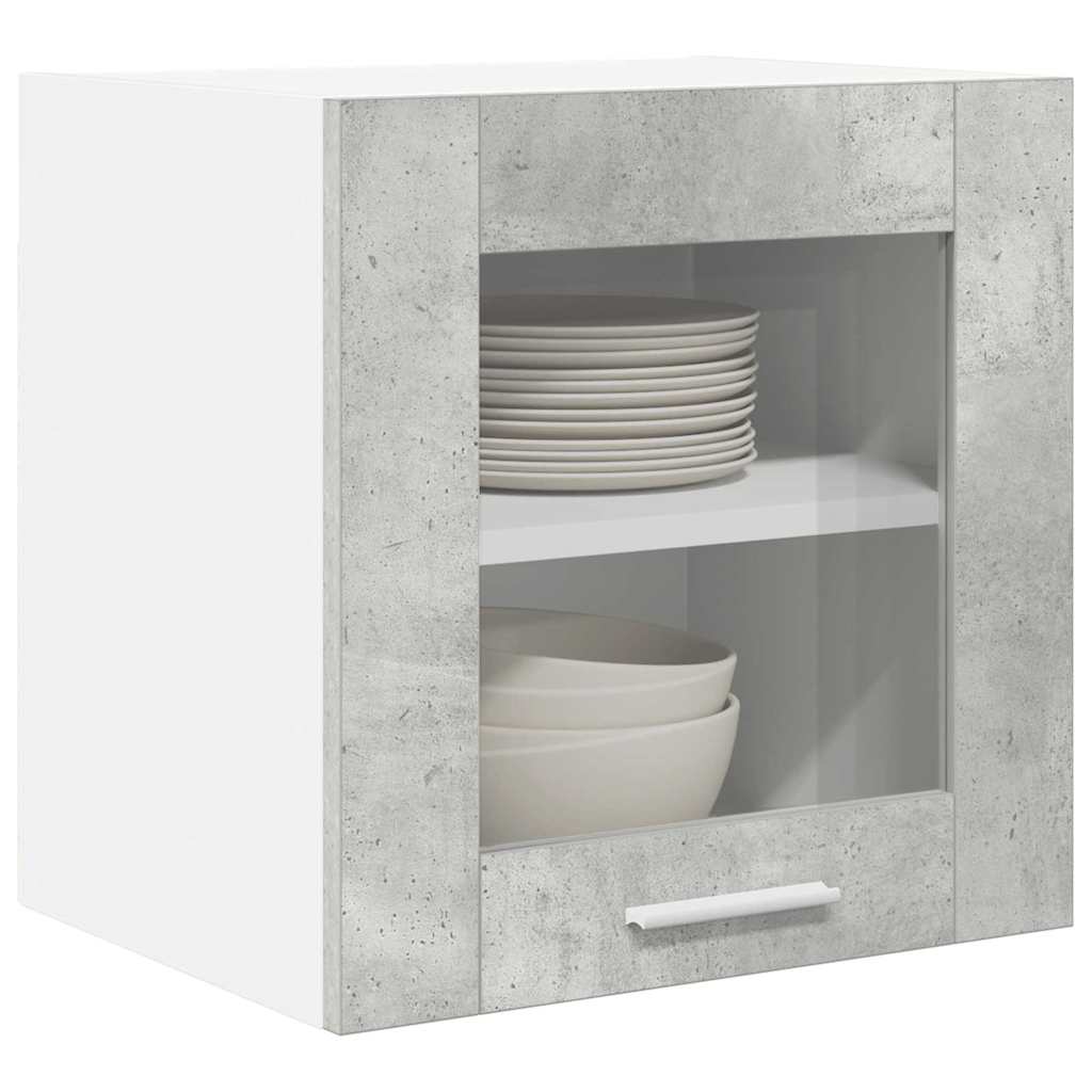 Hengende skap med lagring Riga 2 pcs Betonggrå 40 x 31 x 40 cm