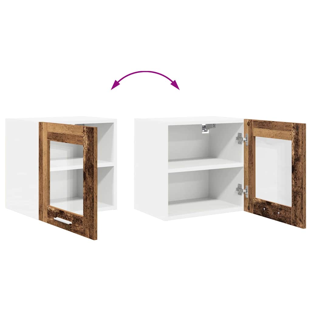 Hengende skap Gammelt tre 40 x 31 x 40 cm Konstruert tre