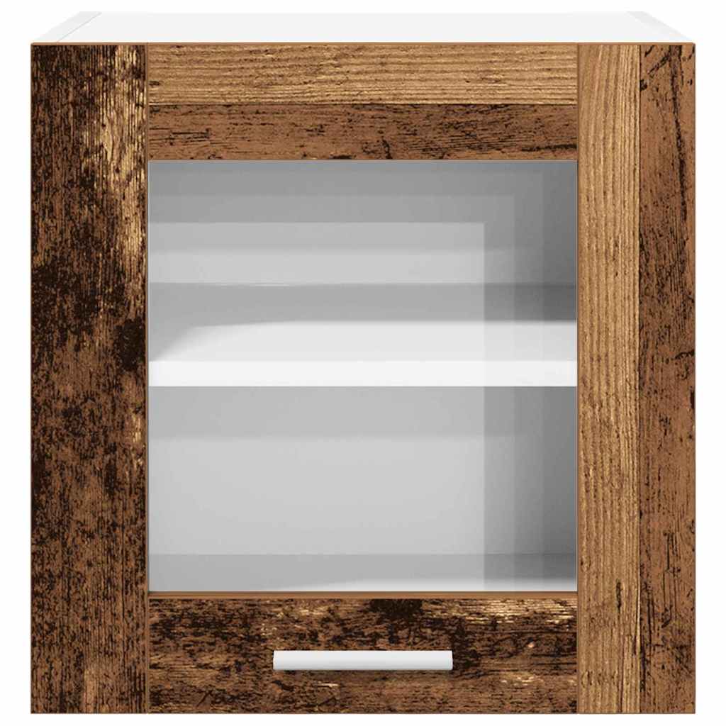 Hengende skap 2 pcs Gammelt tre 40 x 31 x 40 cm Konstruert tre