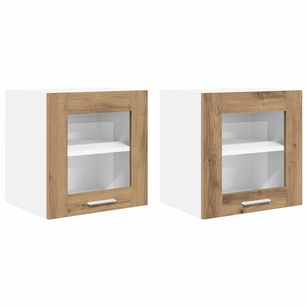 Hengende skap med dør Riga 2 pcs Artisan Eik 40 x 31 x 40 cm