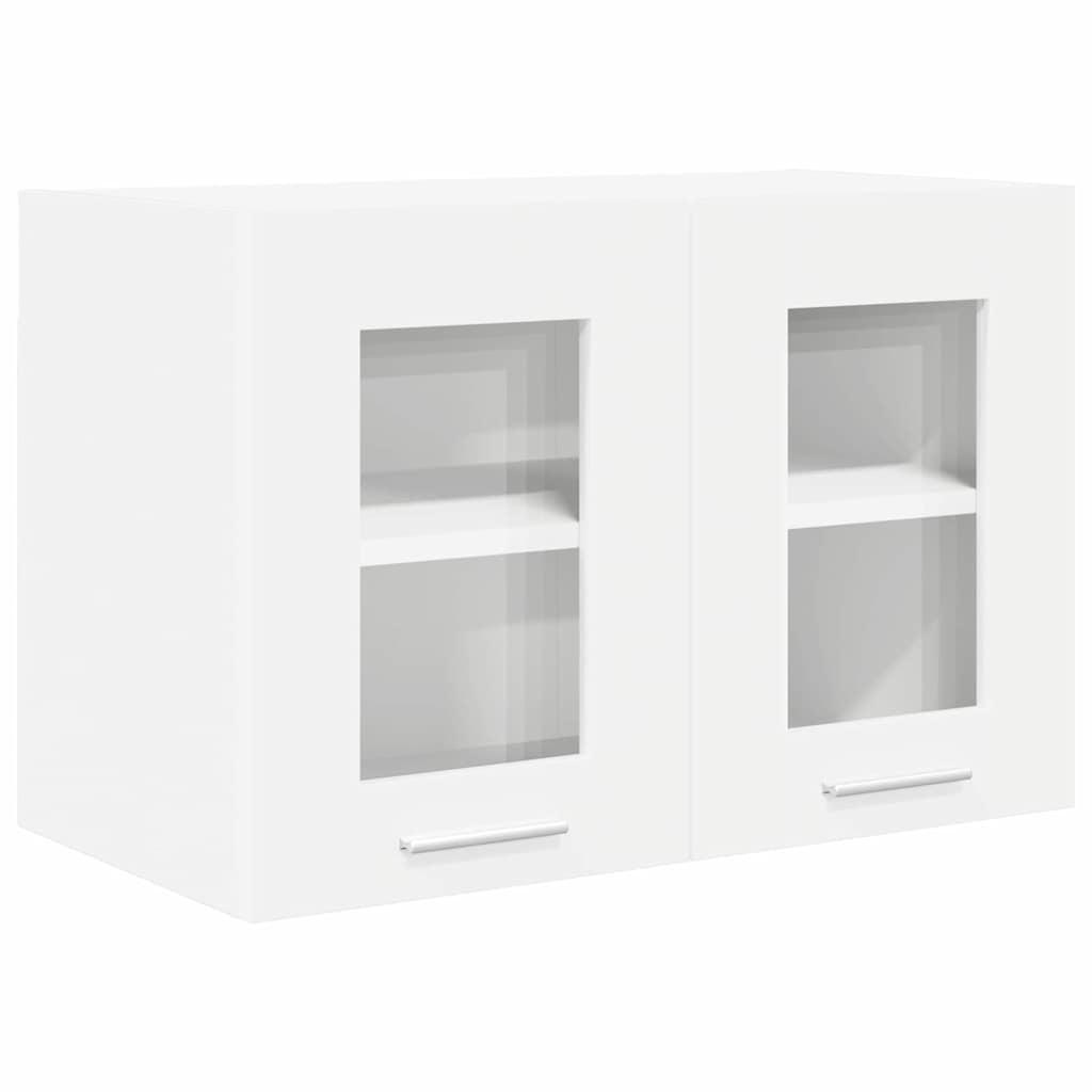 Hengende skap med dør 2 pcs Hvit 60 x 31 x 40 cm Konstruert tre