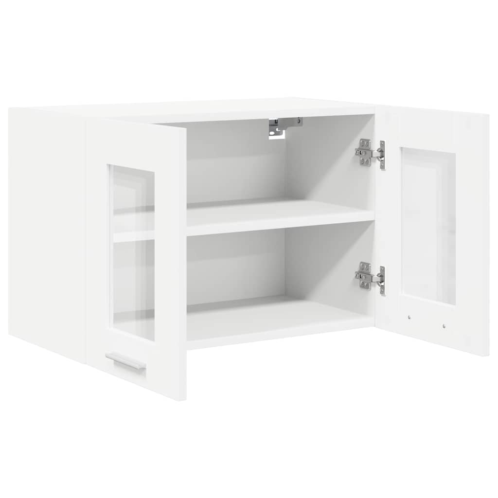 Hengende skap med dør 2 pcs Hvit 60 x 31 x 40 cm Konstruert tre