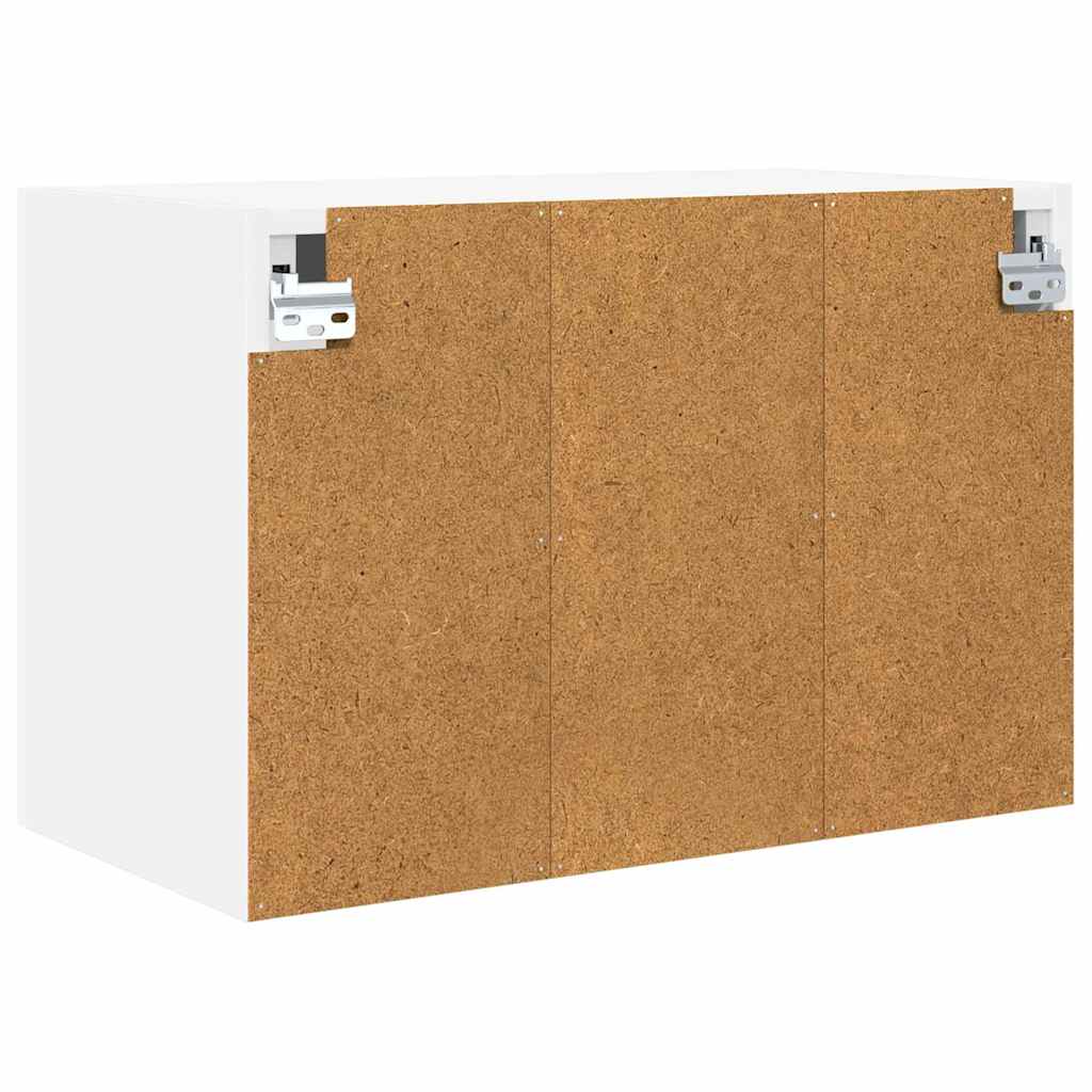 Hengende skap med dør 2 pcs Hvit 60 x 31 x 40 cm Konstruert tre