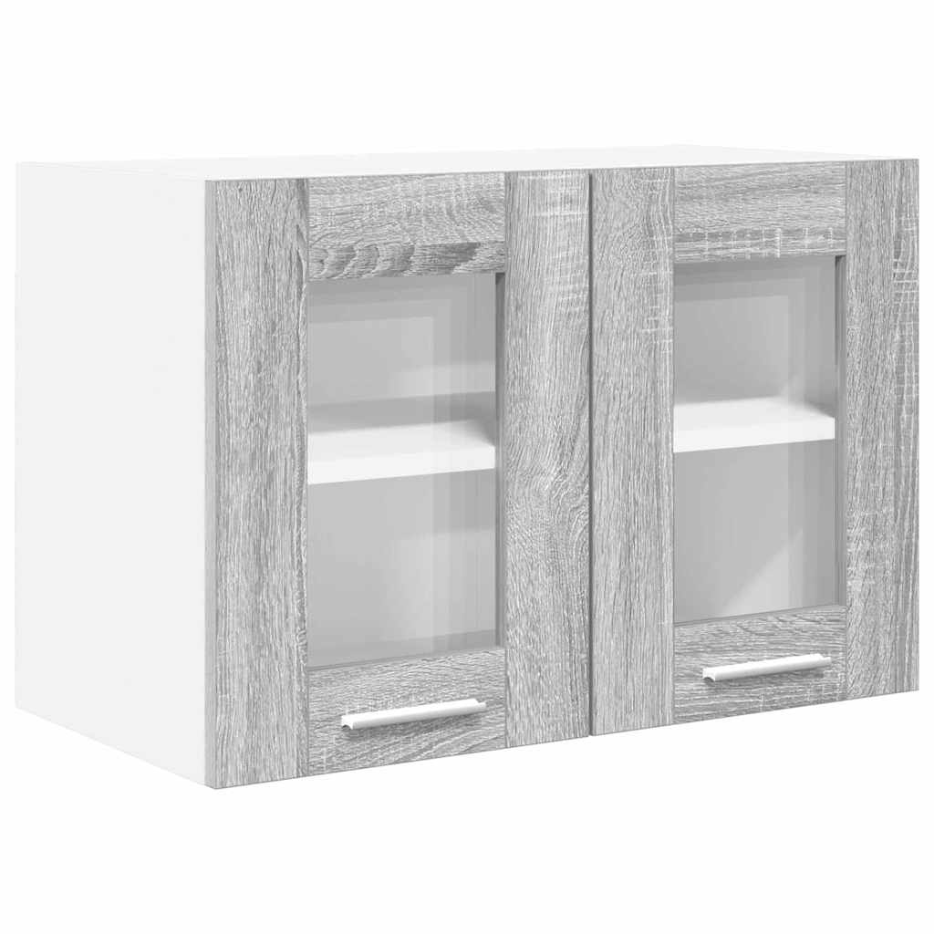 Hengende skap 2 pcs Grå Sonoma 60 x 31 x 40 cm Konstruert tre