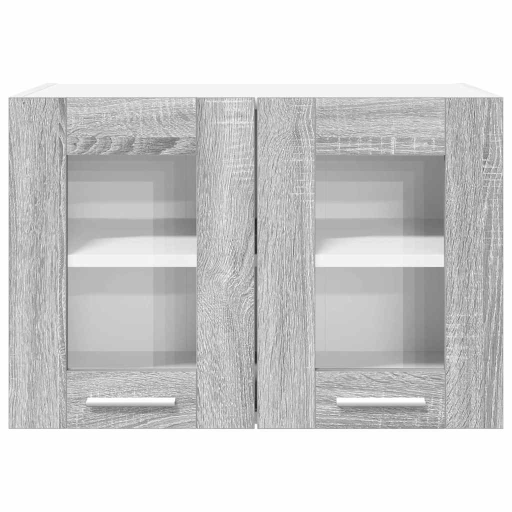 Hengende skap 2 pcs Grå Sonoma 60 x 31 x 40 cm Konstruert tre
