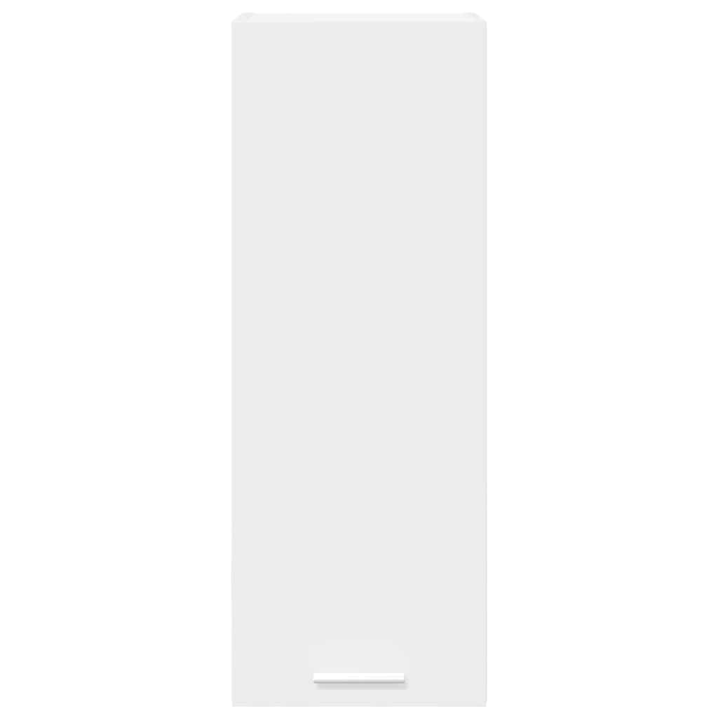 Hengende skap med dør 2 pcs Hvit 30 x 31 x 80 cm Konstruert tre