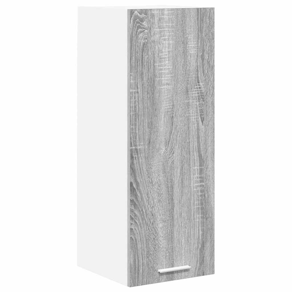Hengende skap Grå Sonoma og hvit 30 x 31 x 80 cm Konstruert tre