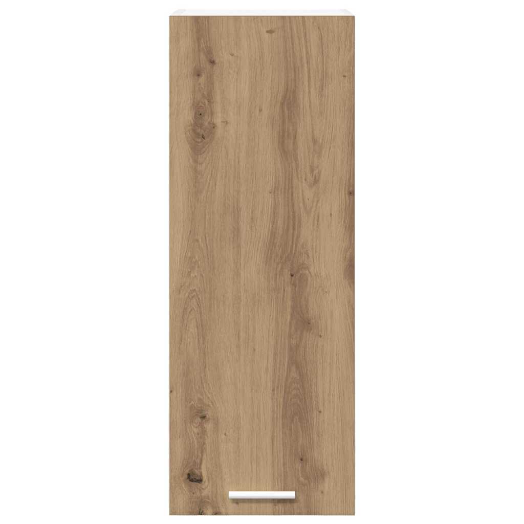 Hengende skap med dør 2 pcs Artisan eik og hvit 30 x 31 x 80 cm