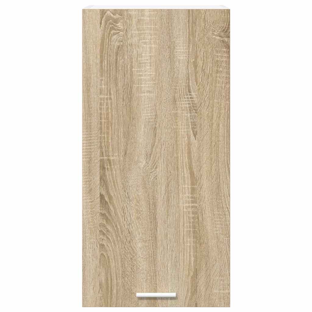 Hengende skap Sonoma eik og hvit 40 x 31 x 80 cm Konstruert tre