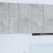 Hengende skap Betonggrå og hvit 40 x 31 x 80 cm Konstruert tre