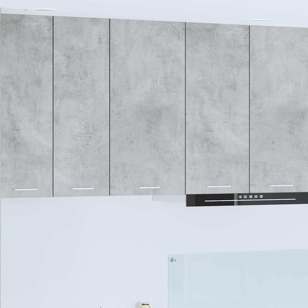 Hengende skap Betonggrå og hvit 40 x 31 x 80 cm Konstruert tre