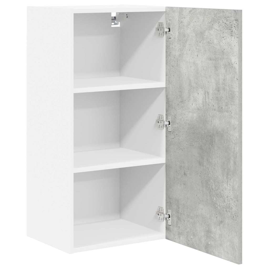 Hengende skap Betonggrå og hvit 40 x 31 x 80 cm Konstruert tre
