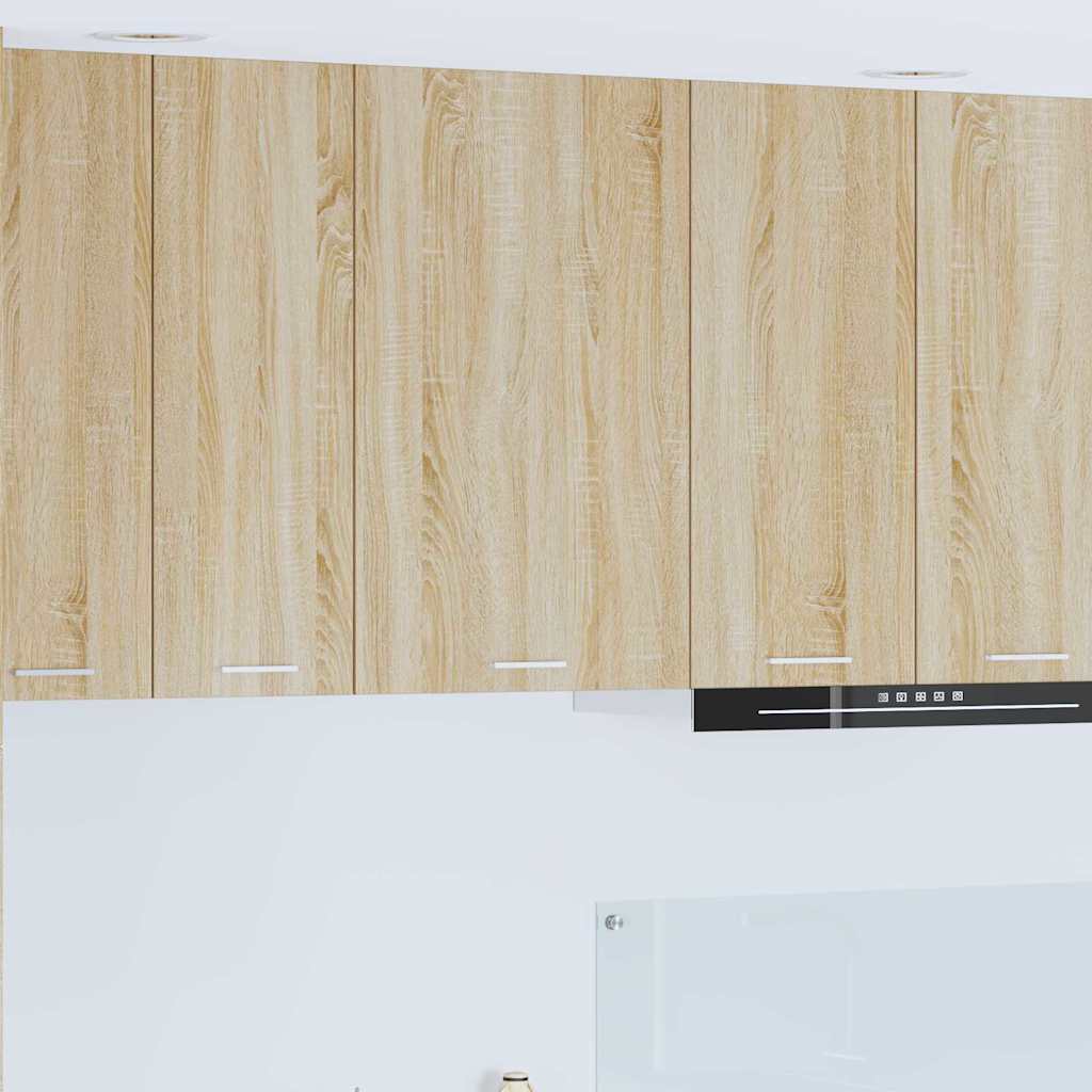 Hengende skap Sonoma eik og hvit 50 x 31 x 80 cm Konstruert tre