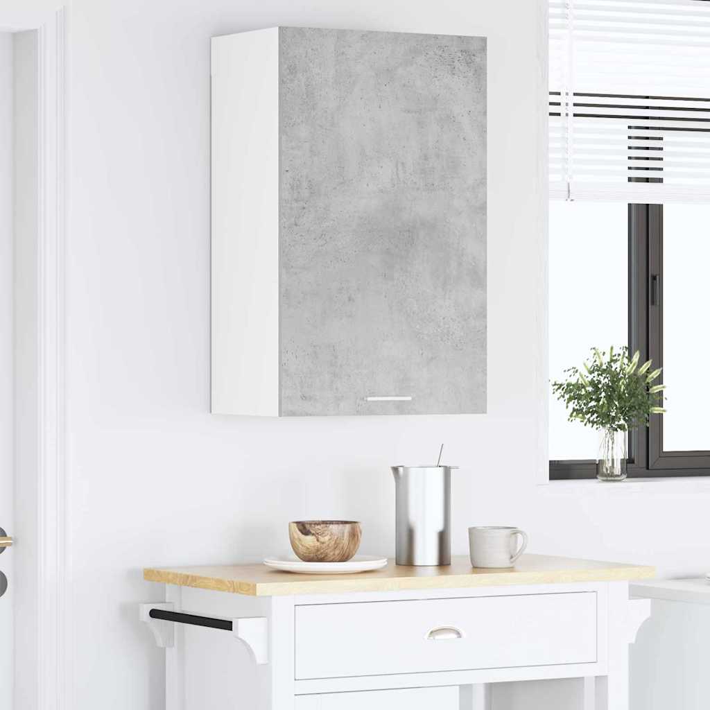 Hengende skap Betonggrå og hvit 50 x 31 x 80 cm Konstruert tre