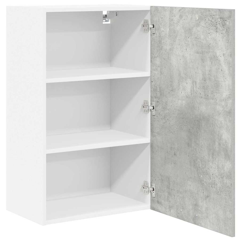 Hengende skap Betonggrå og hvit 50 x 31 x 80 cm Konstruert tre