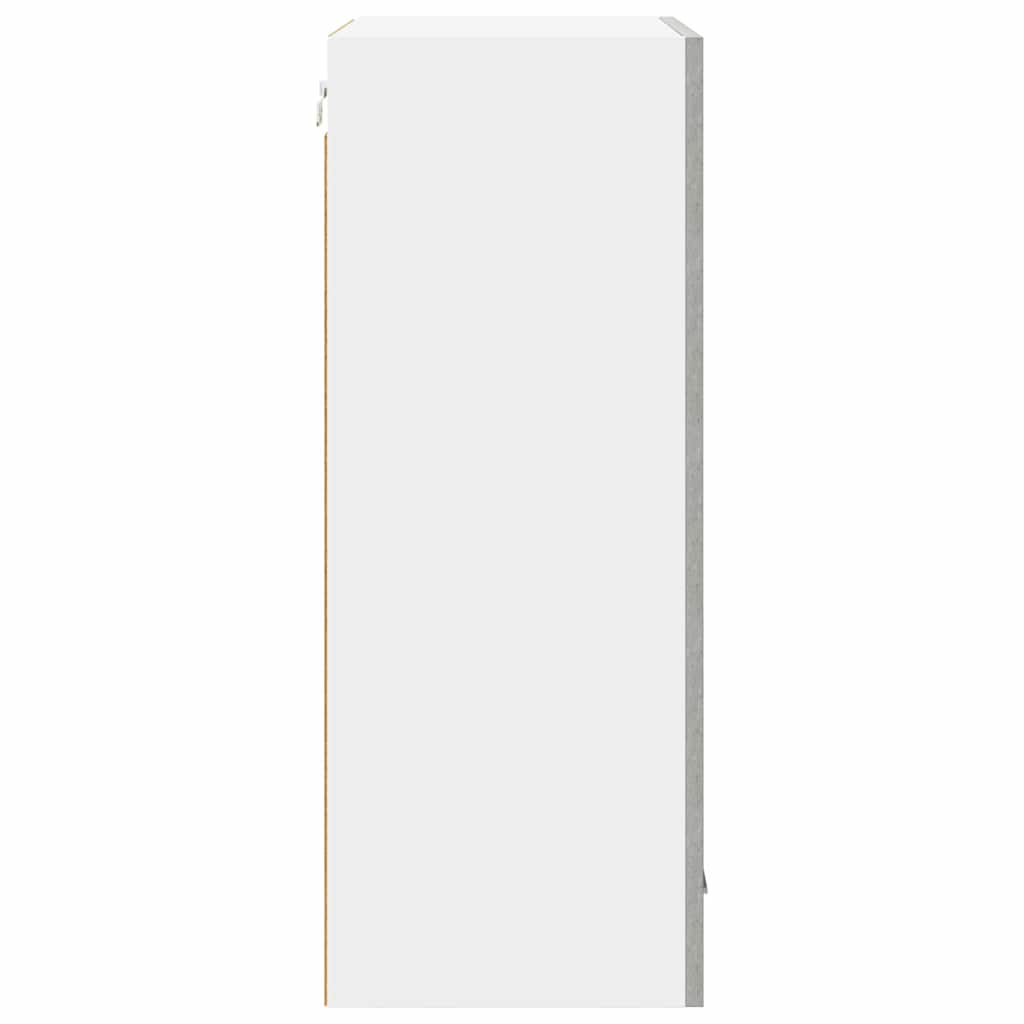 Hengende skap Betonggrå og hvit 50 x 31 x 80 cm Konstruert tre