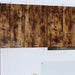 Hengende skap Røkt eik og hvit 50 x 31 x 80 cm Konstruert tre