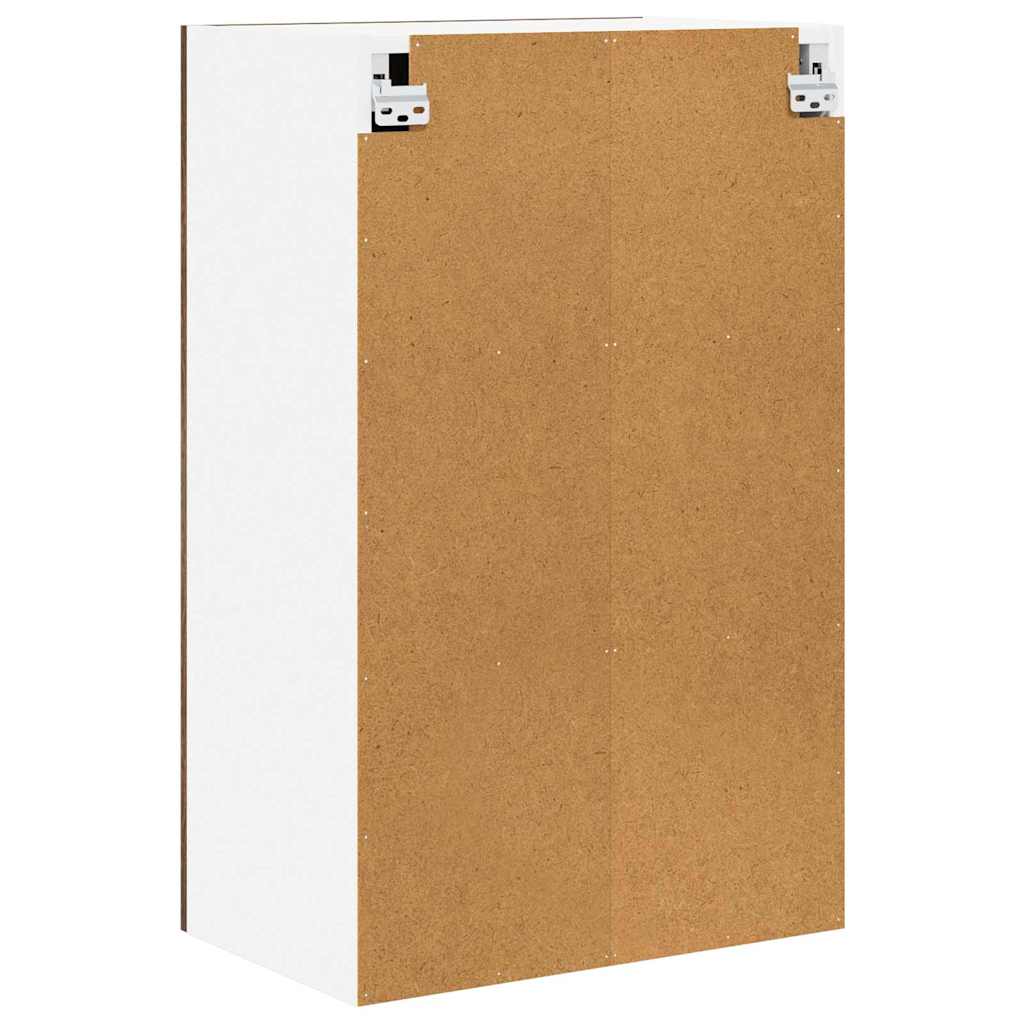 Hengende skap Røkt eik og hvit 50 x 31 x 80 cm Konstruert tre