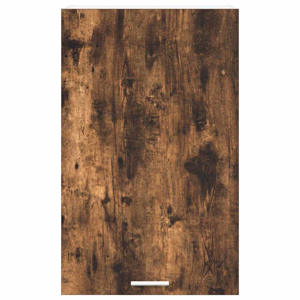 Hengende skap Røkt eik og hvit 50 x 31 x 80 cm Konstruert tre