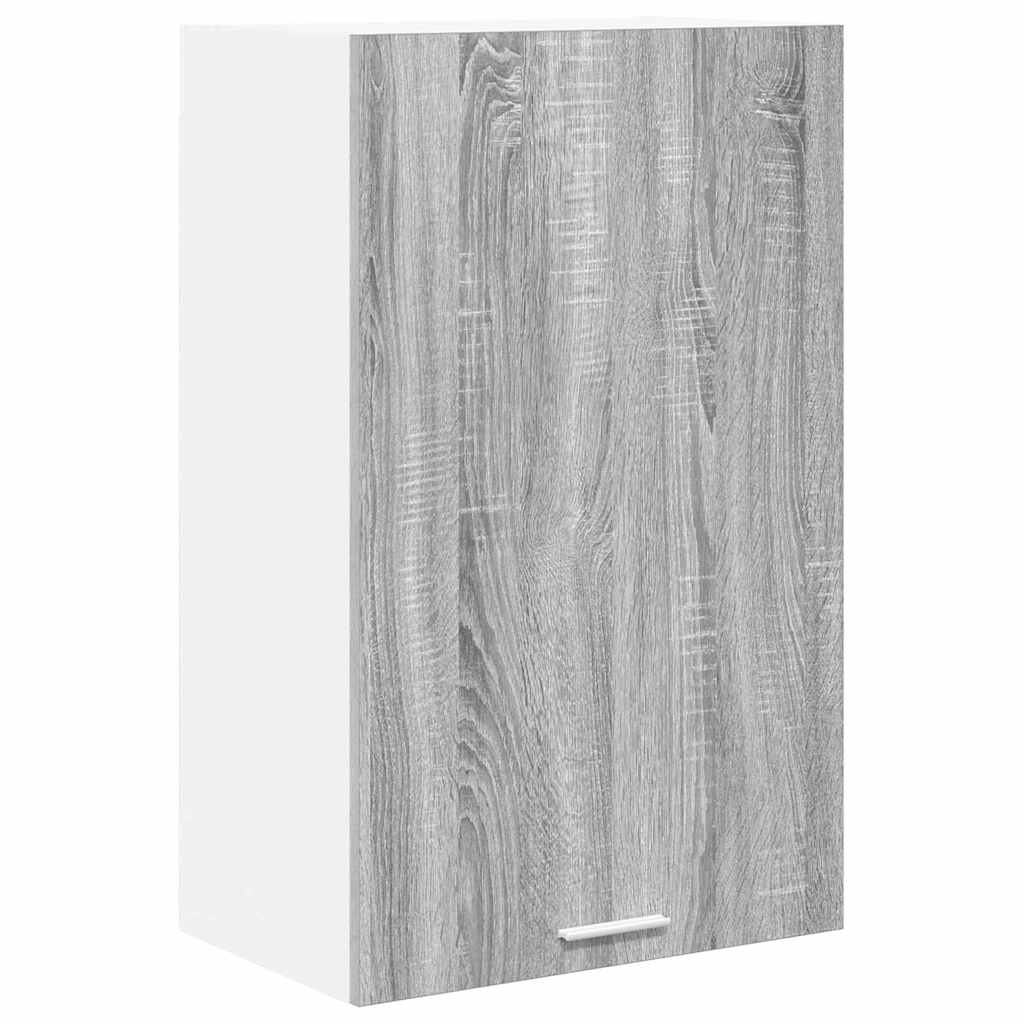 Hengende skap Grå Sonoma og hvit 50 x 31 x 80 cm Konstruert tre