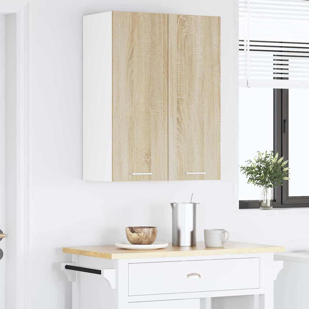 Hengende skap med dør Sonoma eik 60 x 31 x 80 cm Konstruert tre