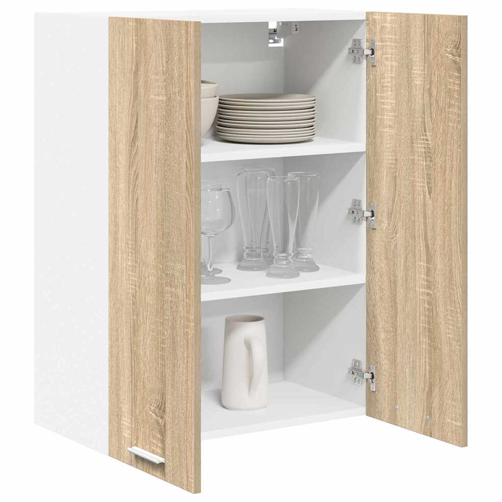 Hengende skap med dør Sonoma eik 60 x 31 x 80 cm Konstruert tre