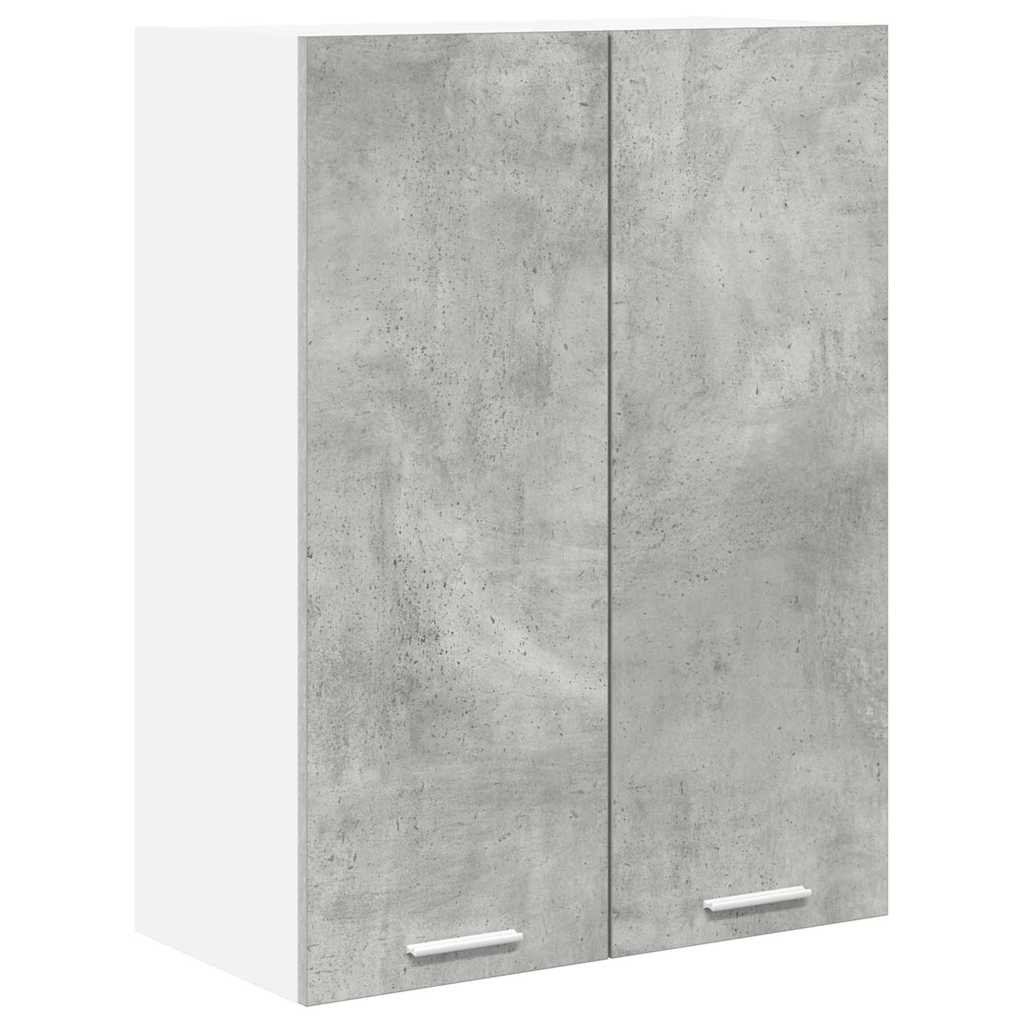 Hengende skap med dør Betonggrå 60 x 31 x 80 cm Konstruert tre