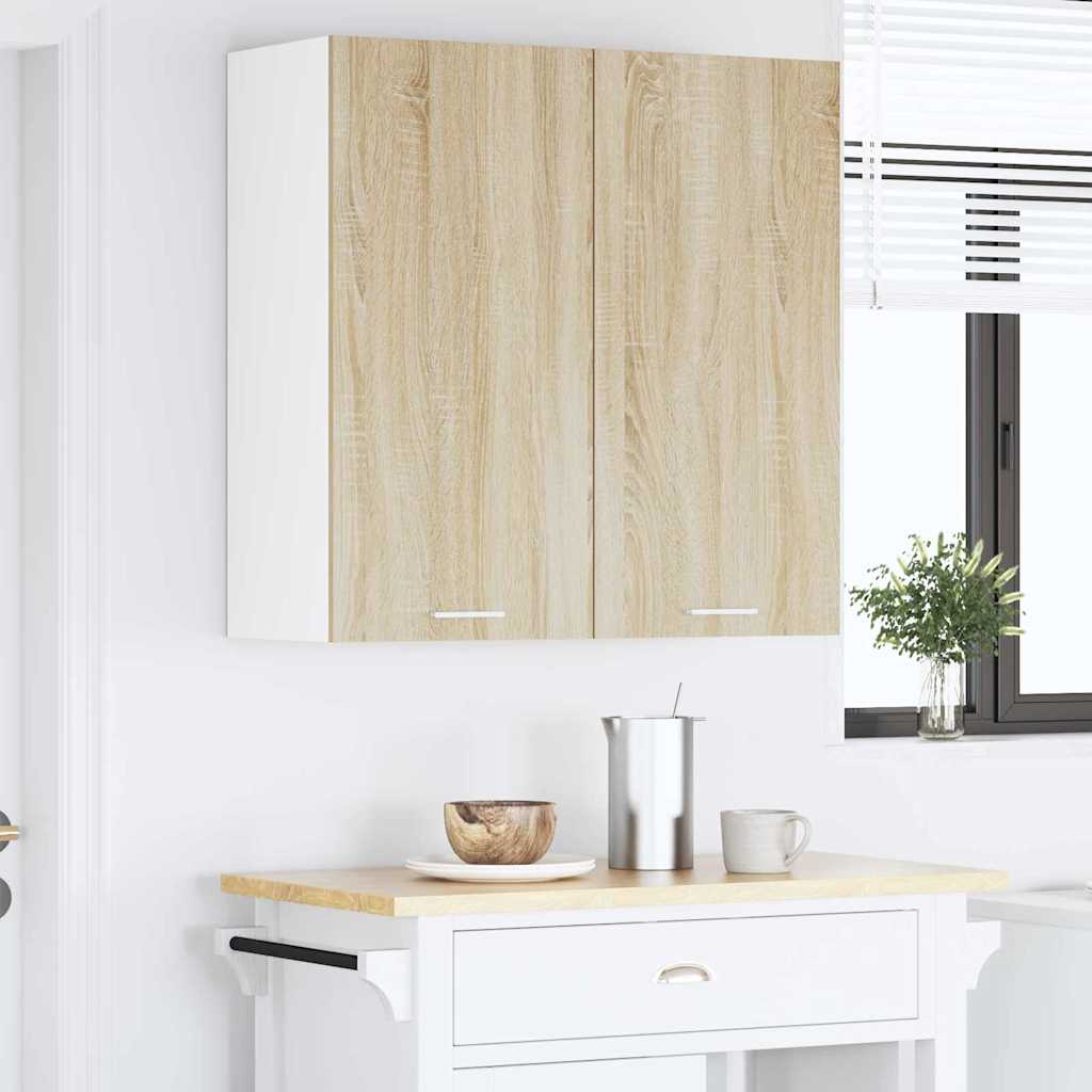 Hengende skap med dør Sonoma eik 80 x 31 x 80 cm Konstruert tre
