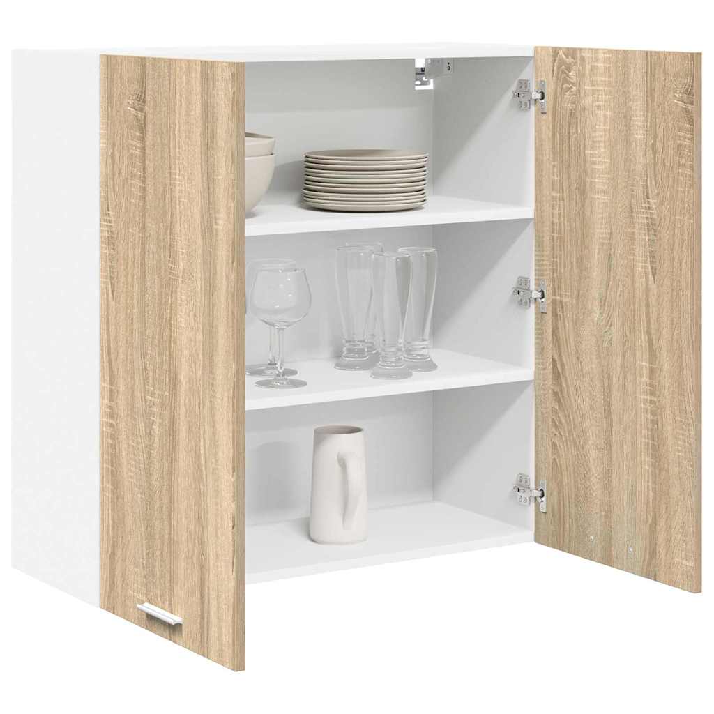 Hengende skap med dør Sonoma eik 80 x 31 x 80 cm Konstruert tre