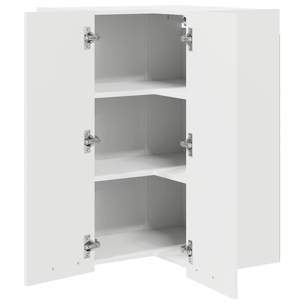 Hengende skap med lagring Hvit 57 x 57 x 80 cm Konstruert tre