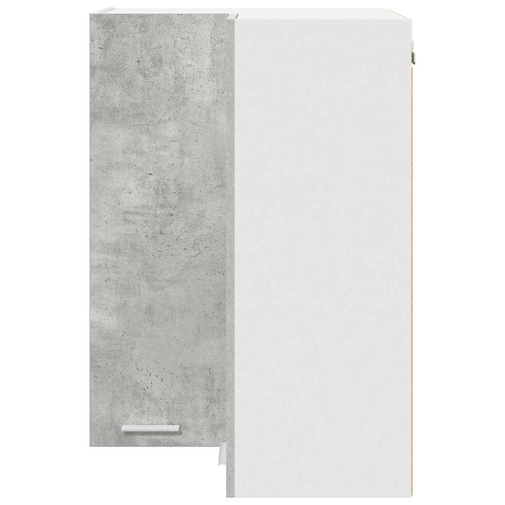 Hengende skap Betonggrå og hvit 57 x 57 x 80 cm Konstruert tre