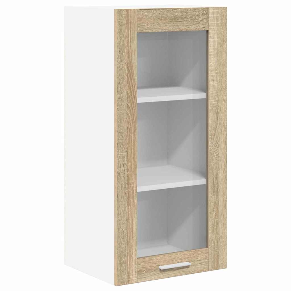 Hengende skap med dør Sonoma eik 40 x 31 x 80 cm Konstruert tre