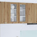 Hengende skap 2 pcs Artisan Eik 40 x 31 x 80 cm Konstruert tre