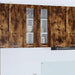 Hengende skap med dør Røkt eik 60 x 31 x 80 cm Konstruert tre