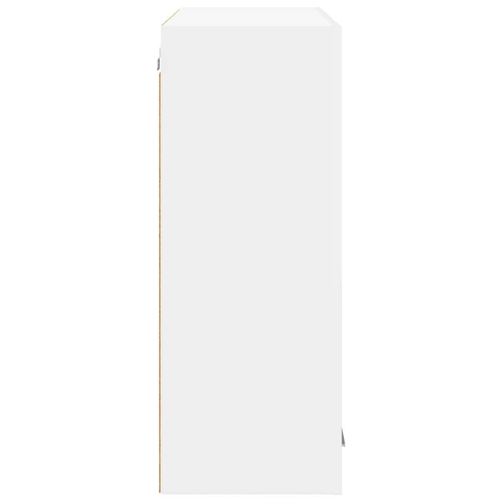 Hengende skap med lagring Hvit 80 x 31 x 80 cm Konstruert tre