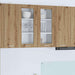Hengende skap Artisan Eik 80 x 31 x 80 cm Konstruert tre