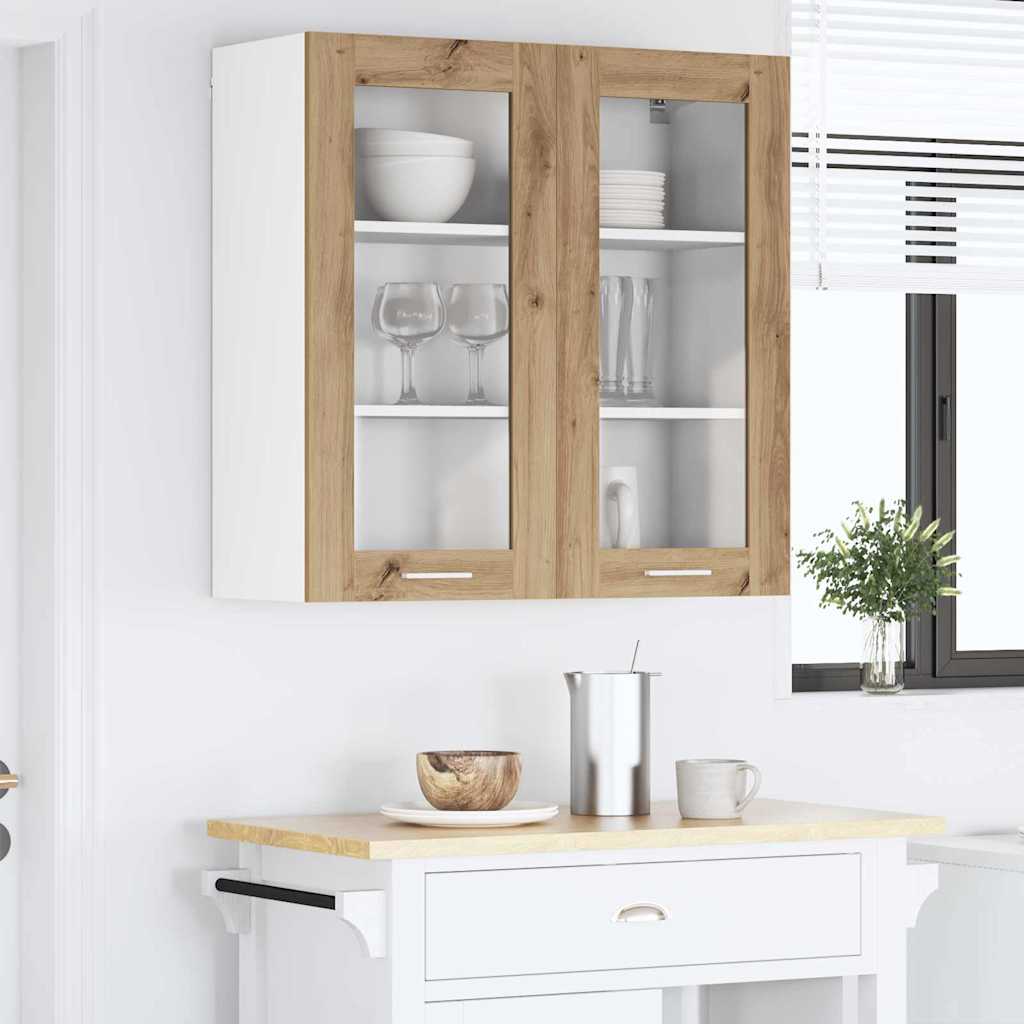 Hengende skap Artisan Eik 80 x 31 x 80 cm Konstruert tre