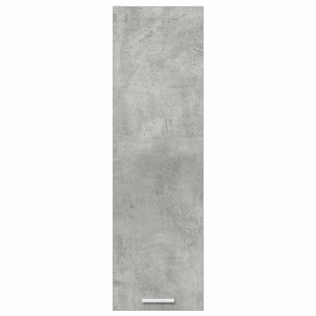 Hengende skap med dør Betonggrå 30 x 31 x 100 cm Konstruert tre
