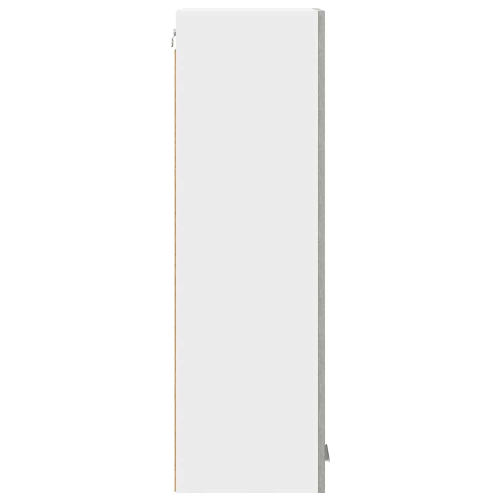 Hengende skap med dør Betonggrå 30 x 31 x 100 cm Konstruert tre
