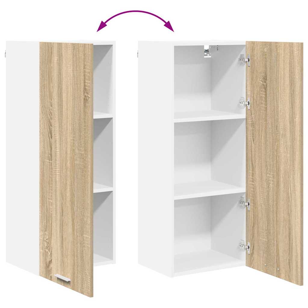 Hengende skap Sonoma eik 40 x 31 x 100 cm Konstruert tre