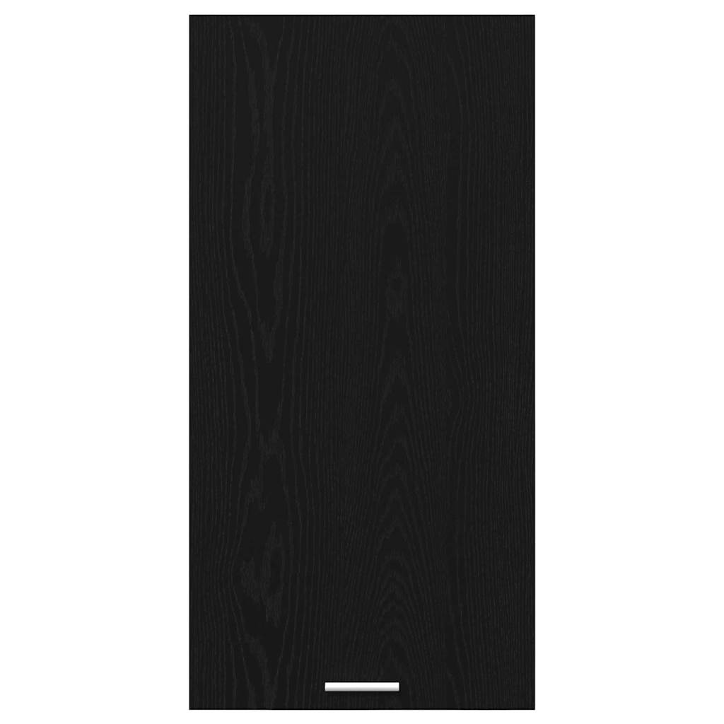Hengende skap Svart eik og hvit 50 x 31 x 100 cm Konstruert tre