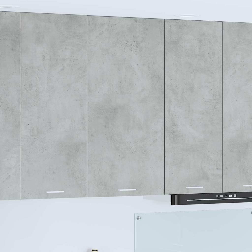 Hengende skap Betonggrå og hvit 50 x 31 x 100 cm Konstruert tre